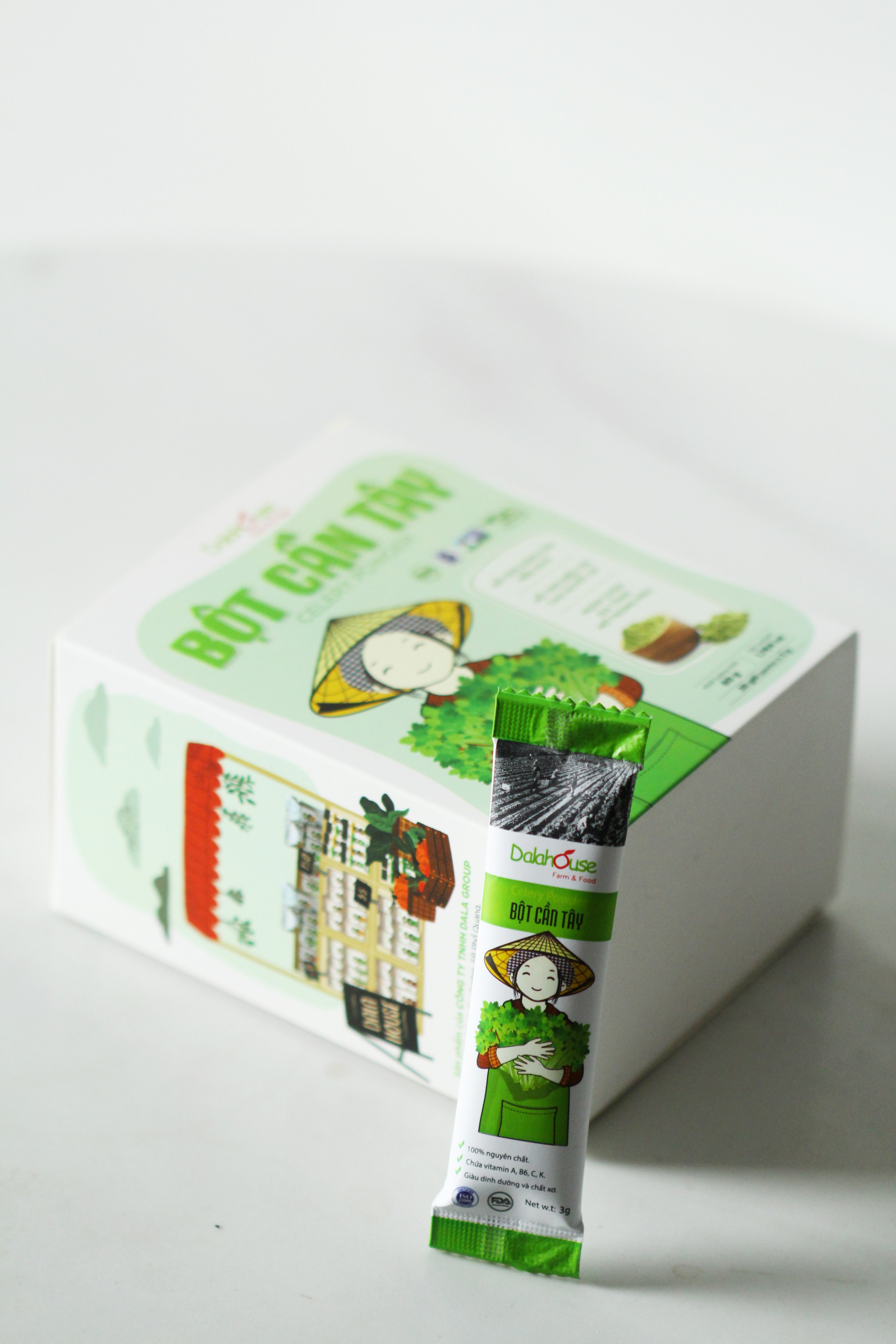 Bột cần tây giảm cân Dalahouse (Hộp 20 gói x3gr)