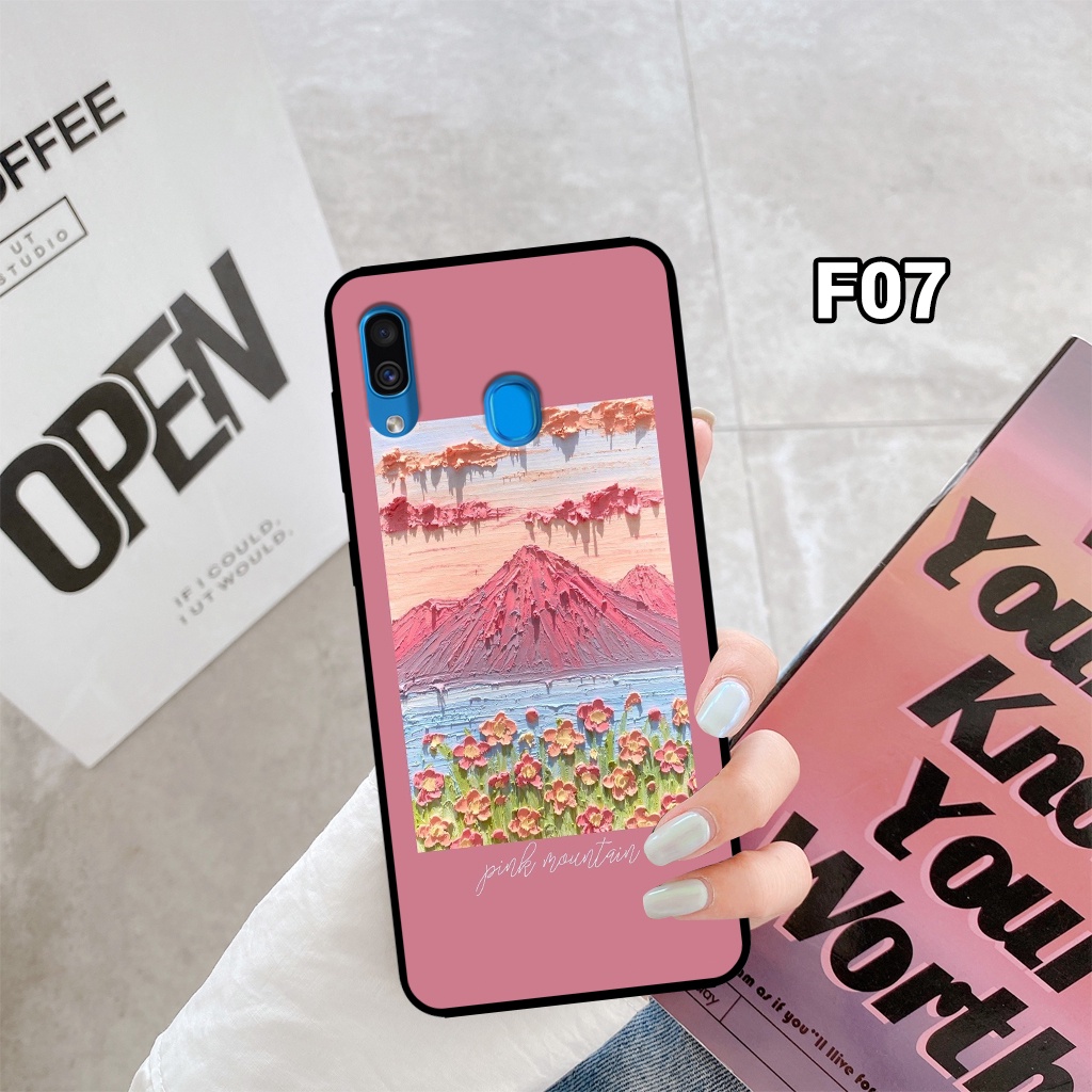 Ốp lưng samsung galaxy a20 - a30 - m20 - m30 - a20s - ốp lưng samsung in hình hoa sáp màu vintage, nhẹ nhàng