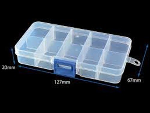 combo 2 HỘP ĐỰNG LINH KIỆN KHAY ĐỰNG LINH KIỆN ĐIỆN TỬ HỘP ĐỰNG IC 10 Ô
