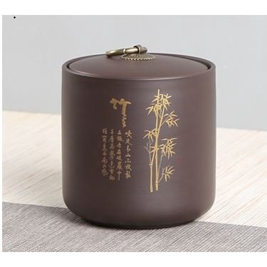 Hũ đựng trà tử sa 4 mẫu tứ quý
