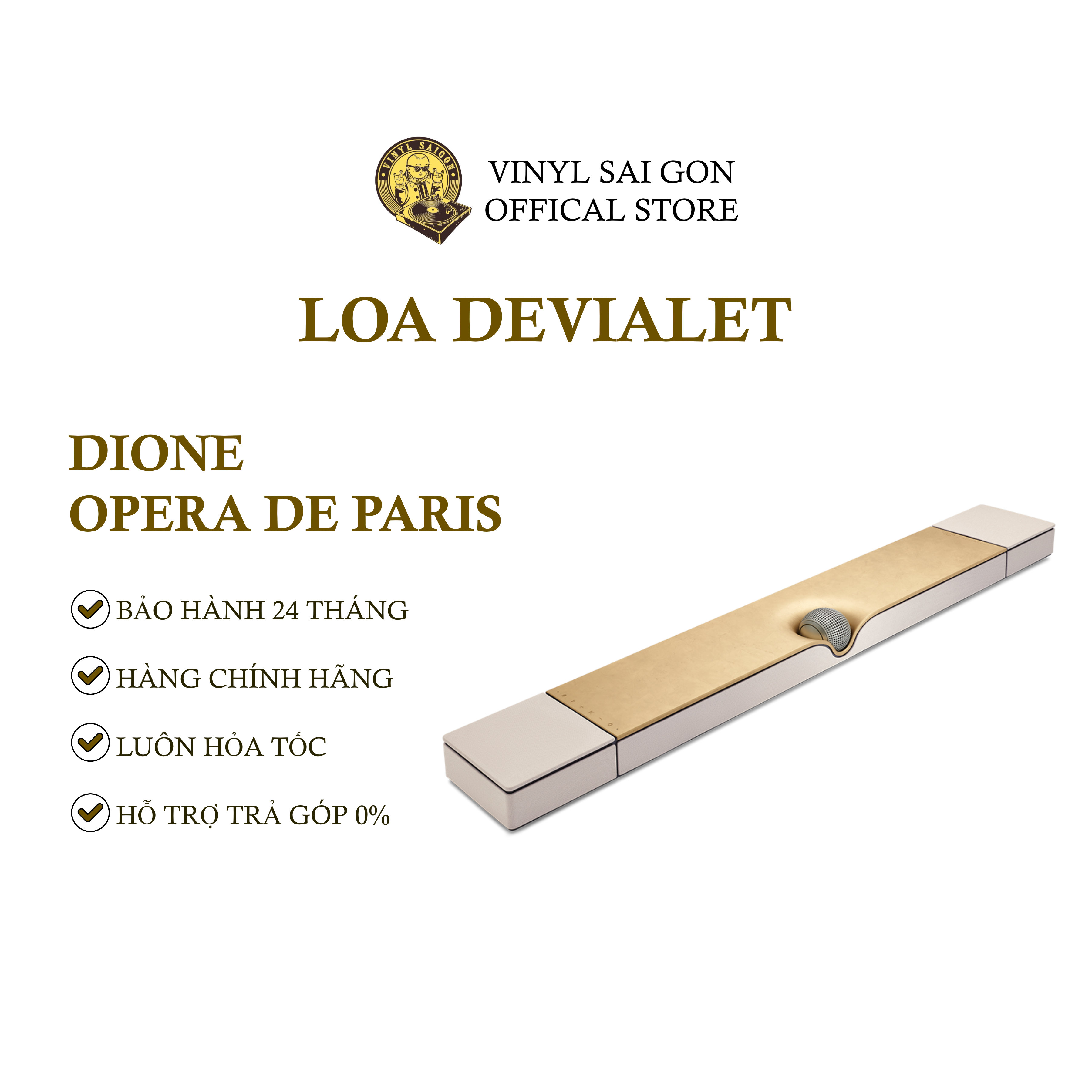 Loa Soundbar Devialet Dione De Paris - Bảo Hành Chính Hãng 24 Tháng