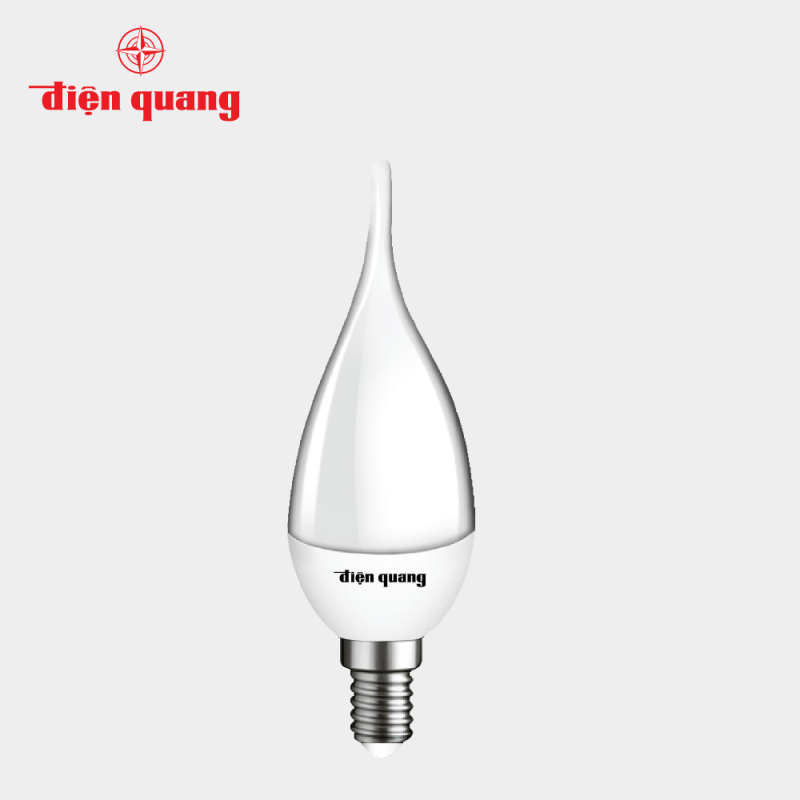 Đèn LED Nến Điện Quang ĐQ LEDCD01 02727 (2W warmwhite chụp mờ)