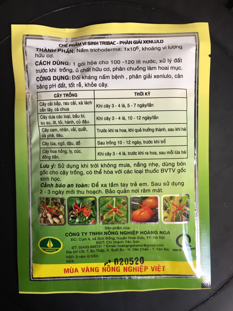 Combo 10 gói Nấm Trichoderma 100g