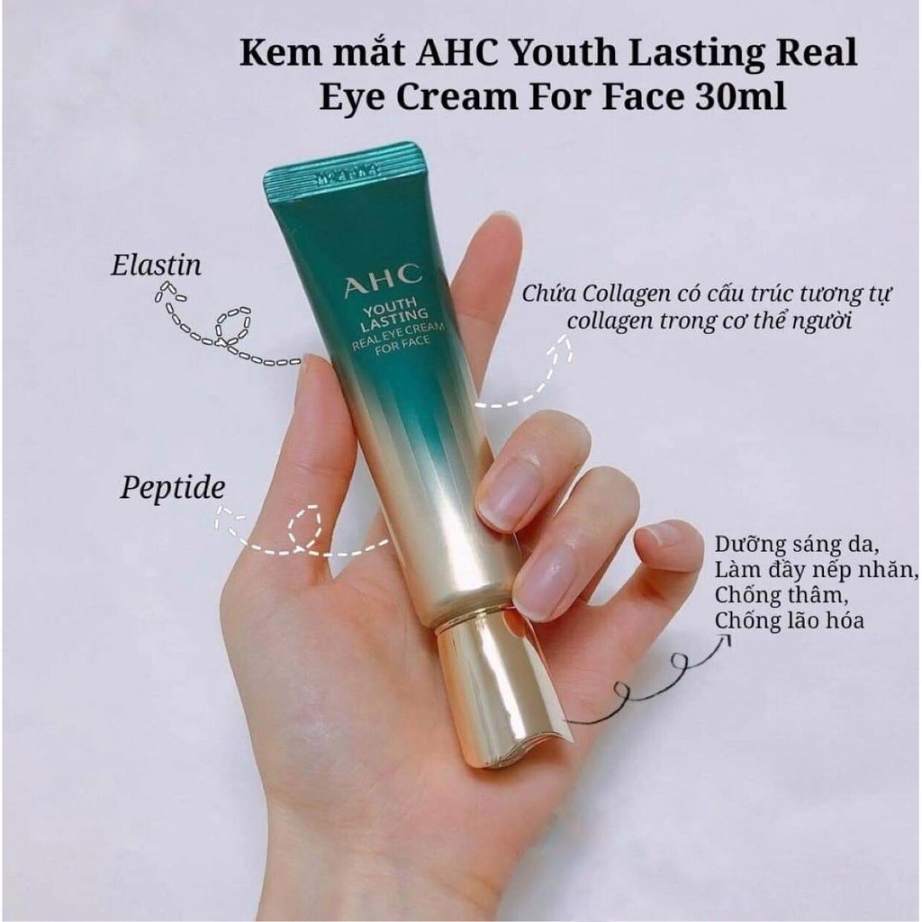 [HCM]Kem Mắt AHC Ultimate Real Eye Cream For Face 12ml