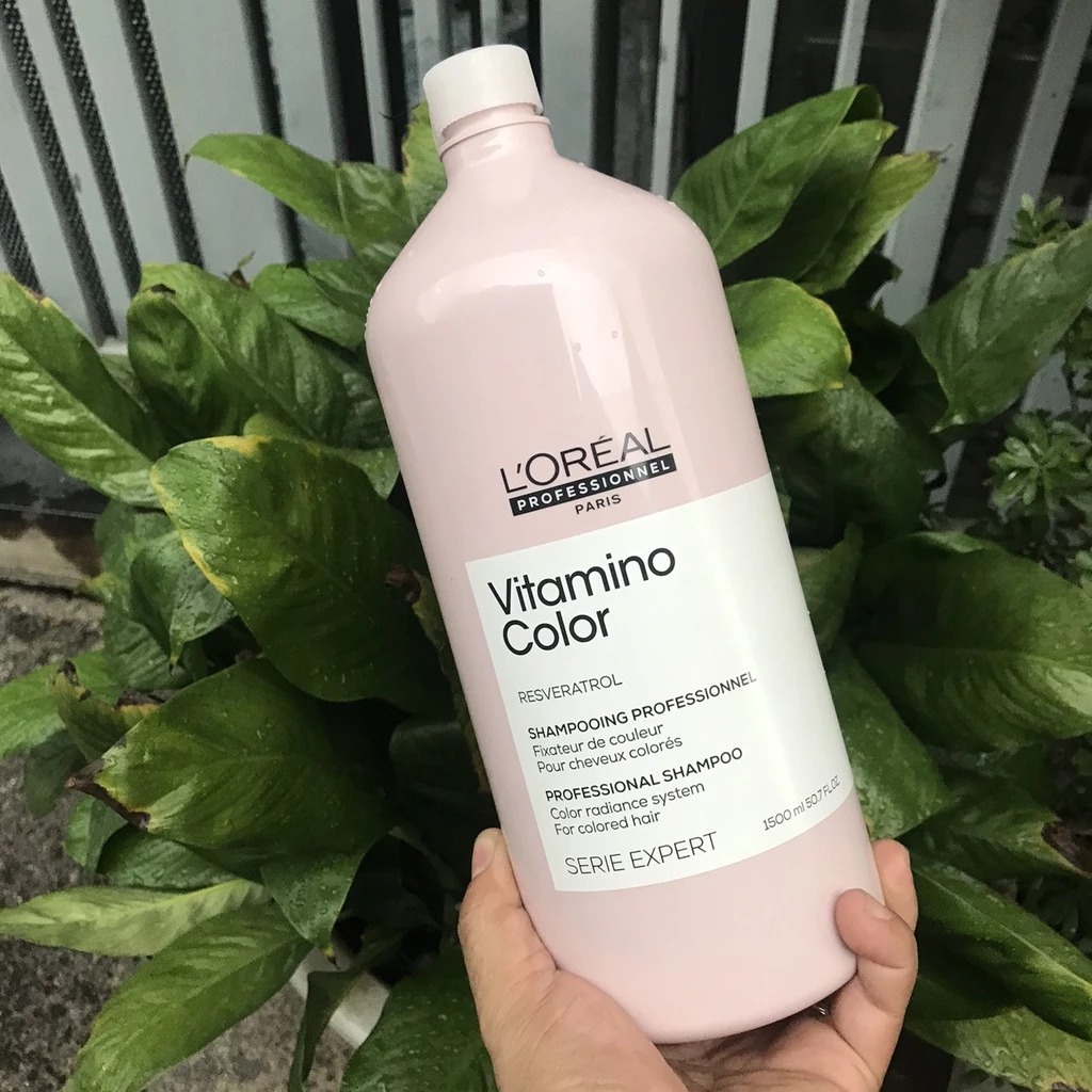 Dầu gội L'oreal Vitamino dưỡng màu tóc nhuộm 1500ml