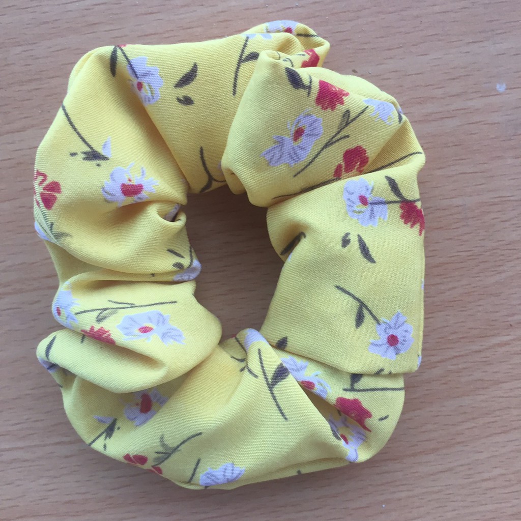 Dây buộc tóc, cột tóc scrunchies hình hoa quả dễ thương