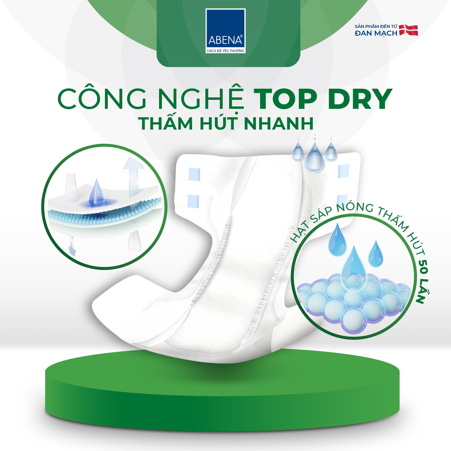 Tã dán người lớn Slip Premium L1 Nhập khẩu Đan Mạch  (Gói 10 miếng)