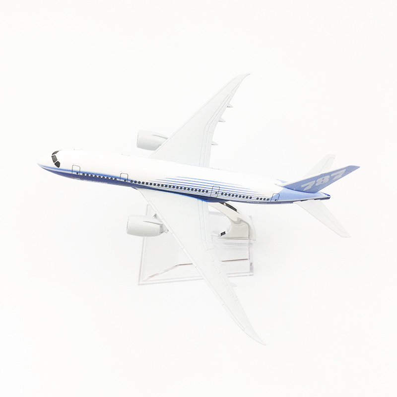 Mô hình bay Boeing 787 16cm + đế trưng bày