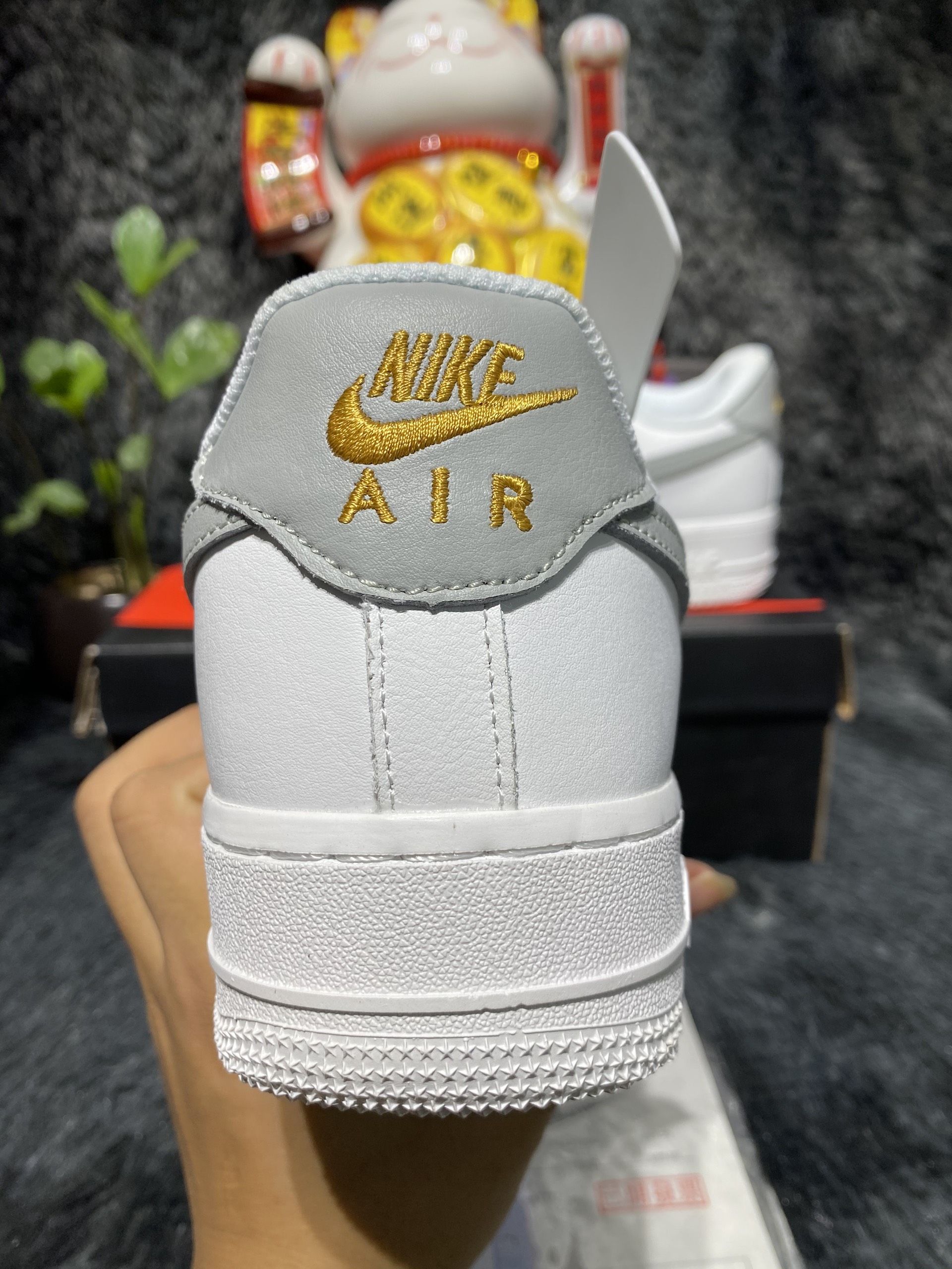 [Fullbox+bill] Giày Sneaker  nam AF1 Trắng xám hàng SC full box