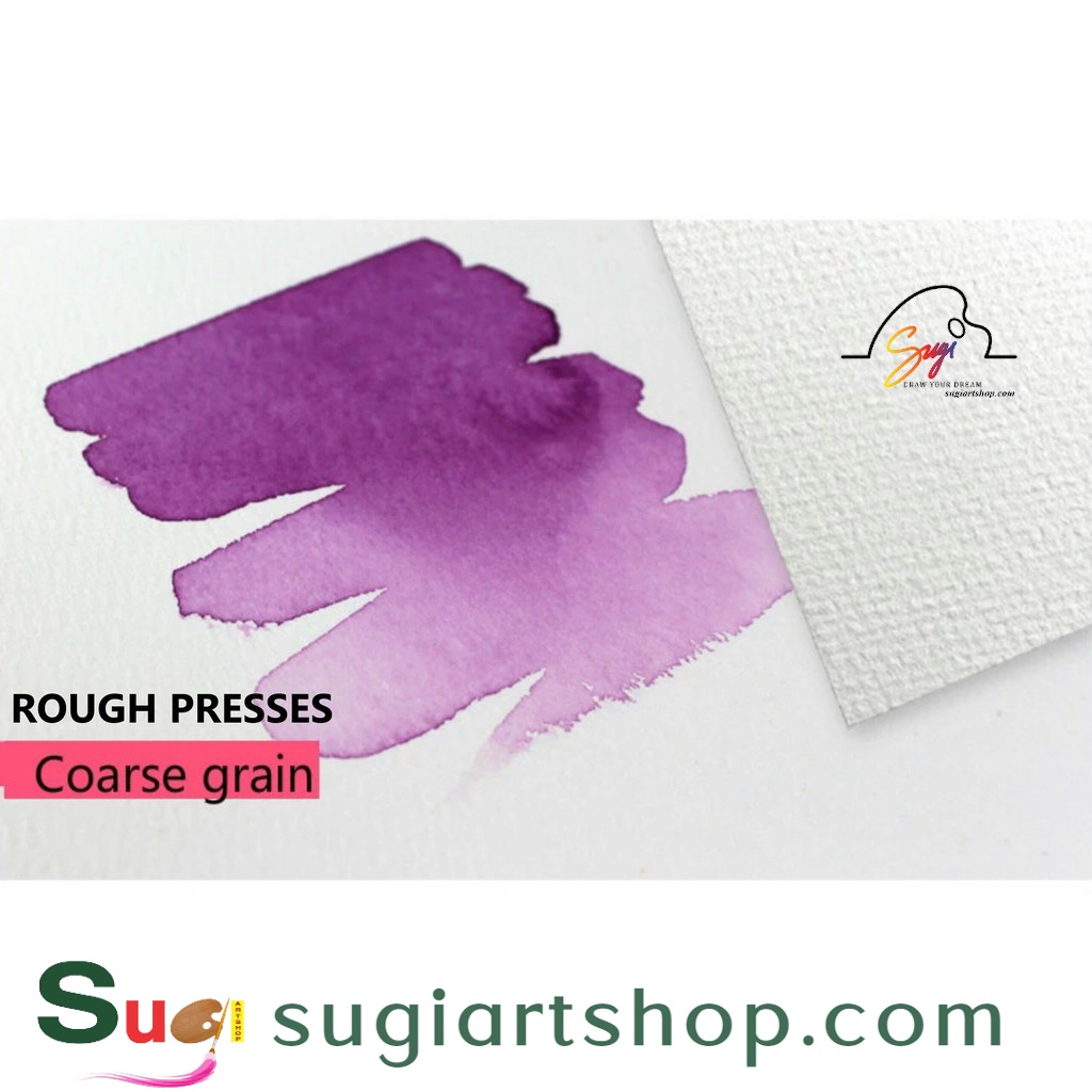Giấy vẽ màu nước baohong 100% cotton - giấy baohong 300gsm vân cold