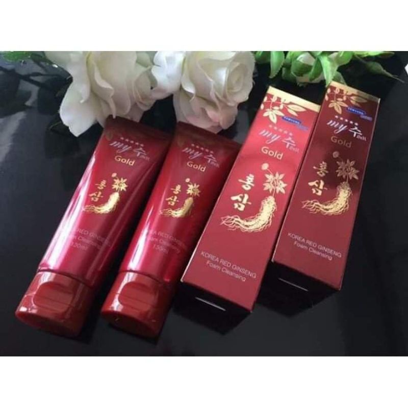 Sửa Rửa Mặt Hồng Sâm My Gold Hàn Quốc