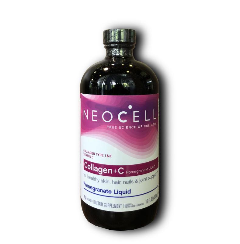 [HCM]Neocell Collagen +C Pamegranate Liquid - Collagen lựu - Chai 473ml - DATE 4/2021