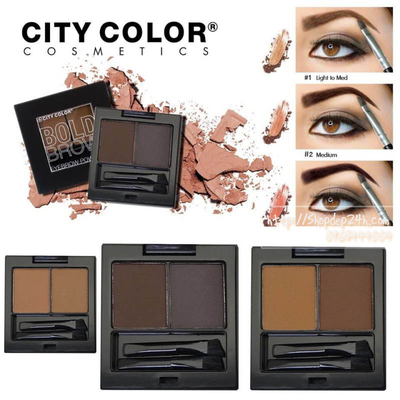 Bột kẻ chân mày BOLD BROWN _ MEDIUM