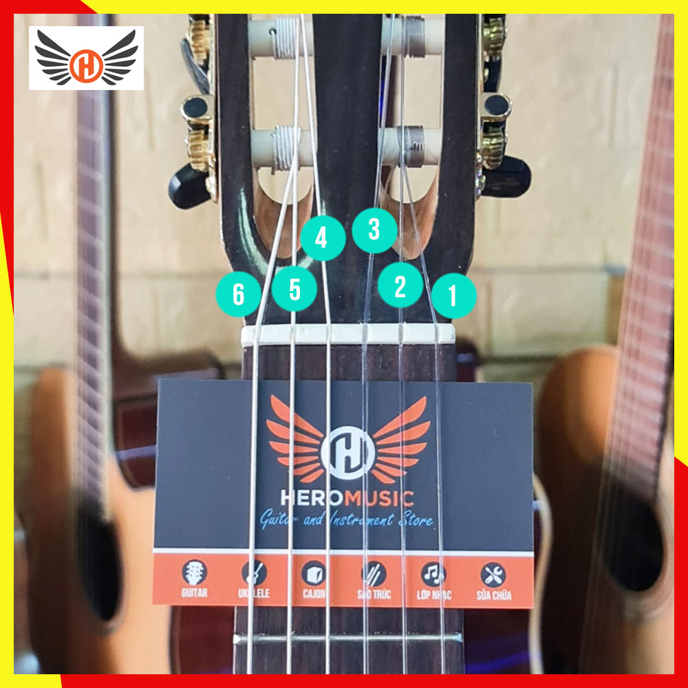[HCM]Dây nylon lẻ số 4 cho Classic guitar - Hãng Alice