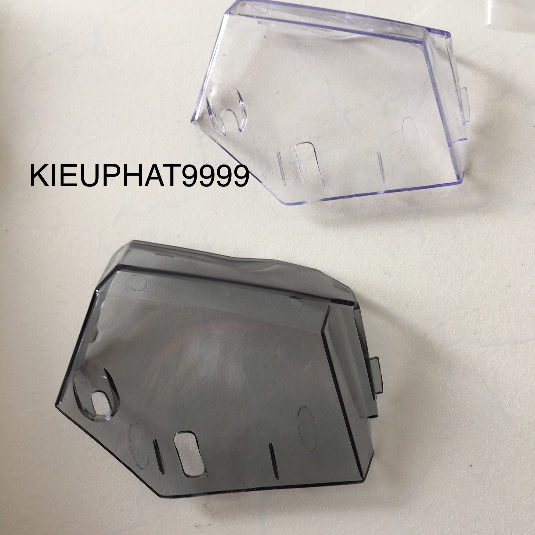 Nắp che bình nước phụ Vario/ Ab Nắp che dè con Trong suốt và đen khói