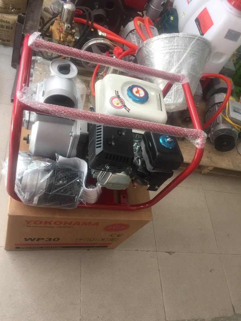 [HCM]Máy bơm nước chạy xăng YOKOHAMA WP30 động cơ 6.5 HP (YK80)