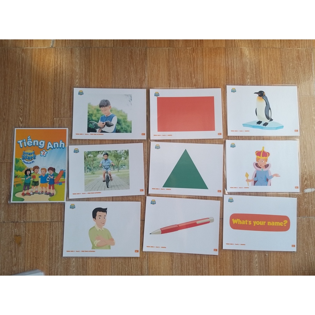 Flashcard  Smart Start Lớp 2 và Mindmap Smart Start Lớp 2- Ép plastics bền đẹp