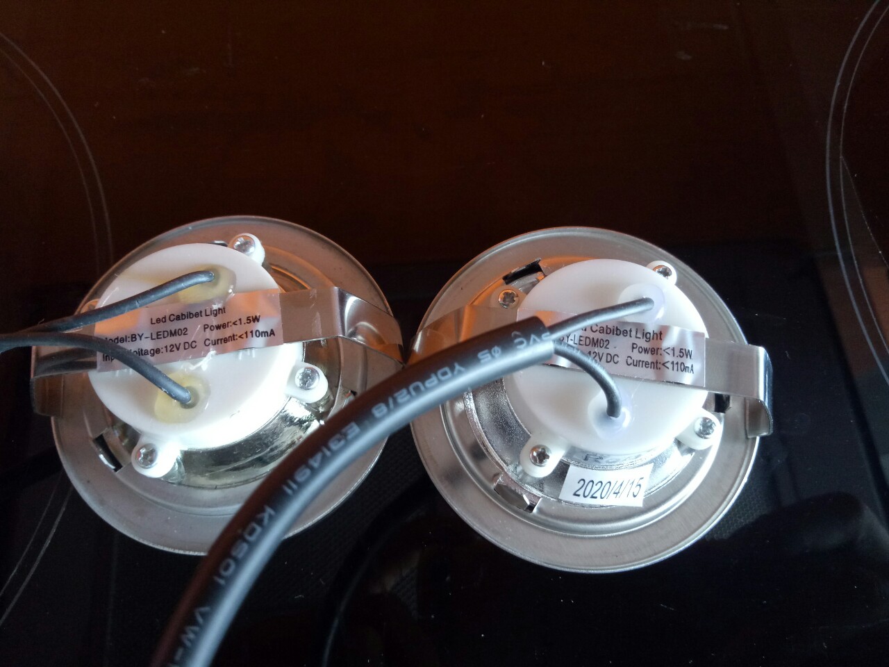 Bộ 2 chiếc đèn Led chiếu sáng máy hút mùi nhà bếp