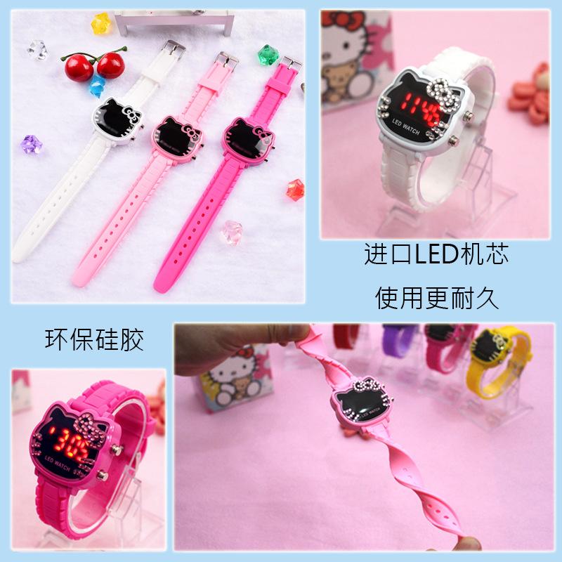 [HCM]Đồng hồ trẻ em hello kitty dành cho bé gái