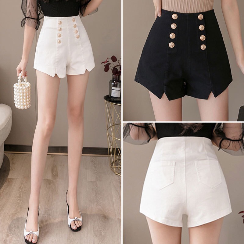 quần short kaki 2 hàng nút 2 bên cool