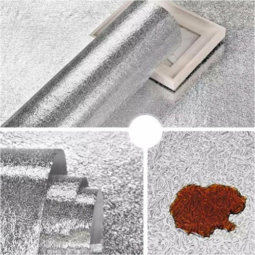 Cuộn giấy bạc dán tường bếp loại 3m