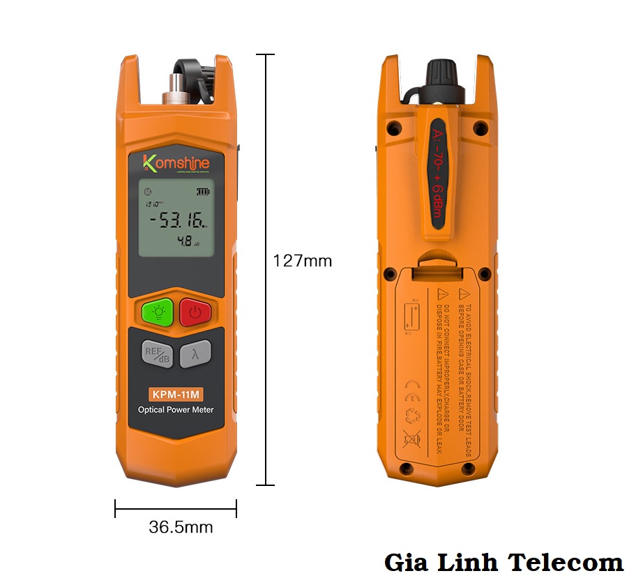 Máy đo công suất quang mini Komshine KPM-11M