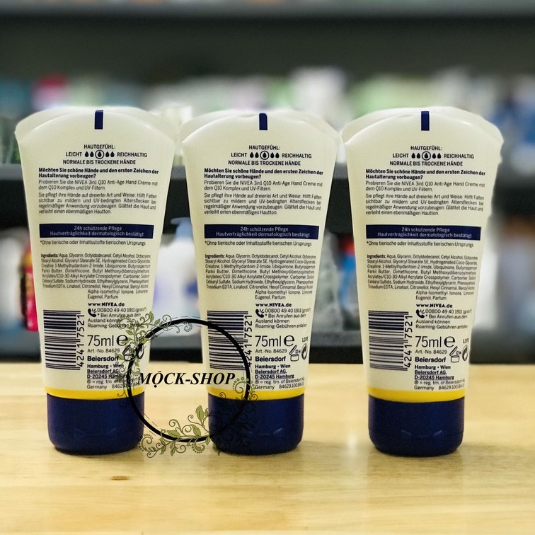 Kem Dưỡng Tay Nivea Q10, 75ml hàng đức