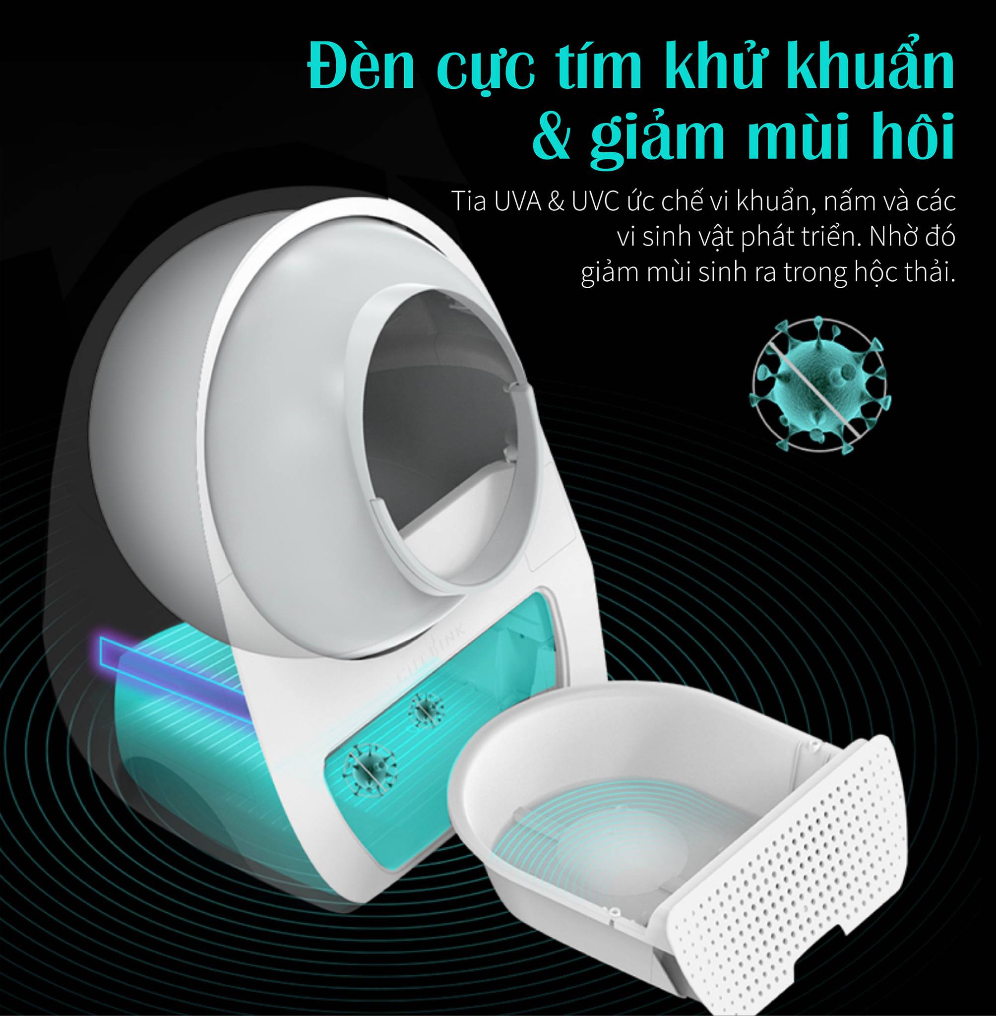 Máy dọn phân mèo tự động CATLINK