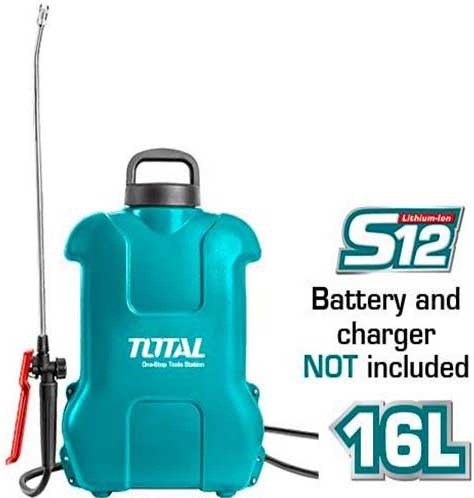 12v máy phun 16l dùng pin total tspli1211