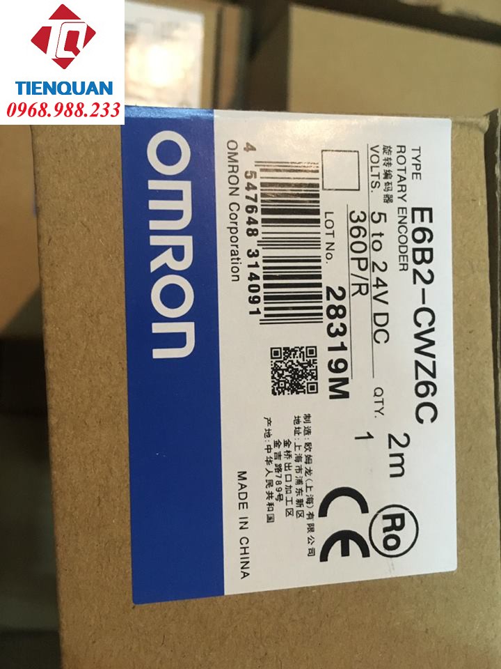 Bộ mã hóa ENCODER OMRON E6B2-CWZ6C 360XUNG - E6B2-CWZ6C 360