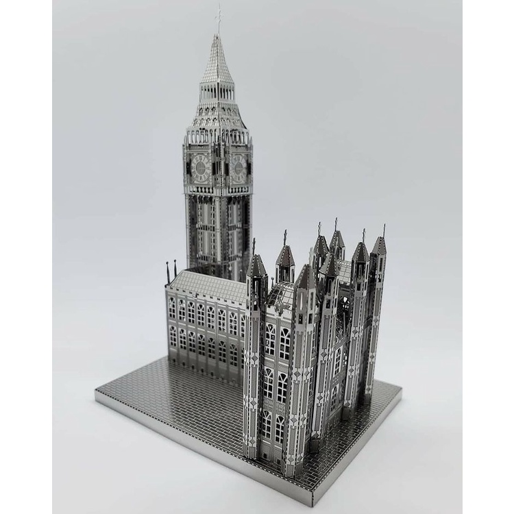 Mô Hình 3D Kim Loại Tháp Đồng Hồ Big Ben  (chưa ráp)