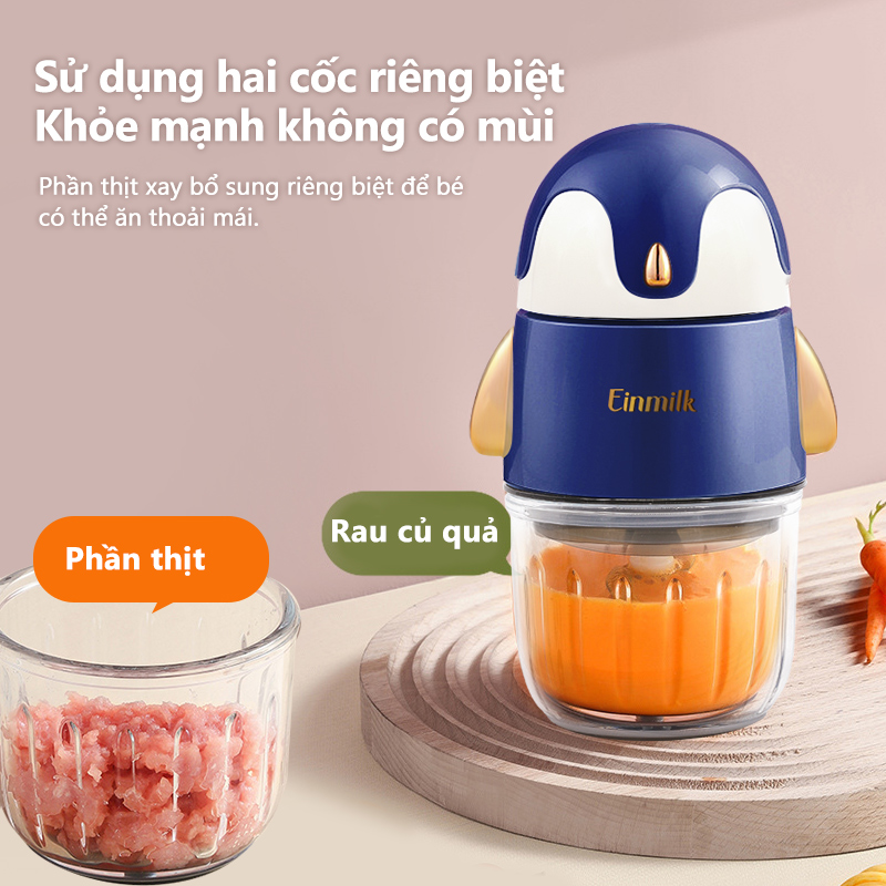 Máy xay thực phẩm Einmilk sạc điện bằng