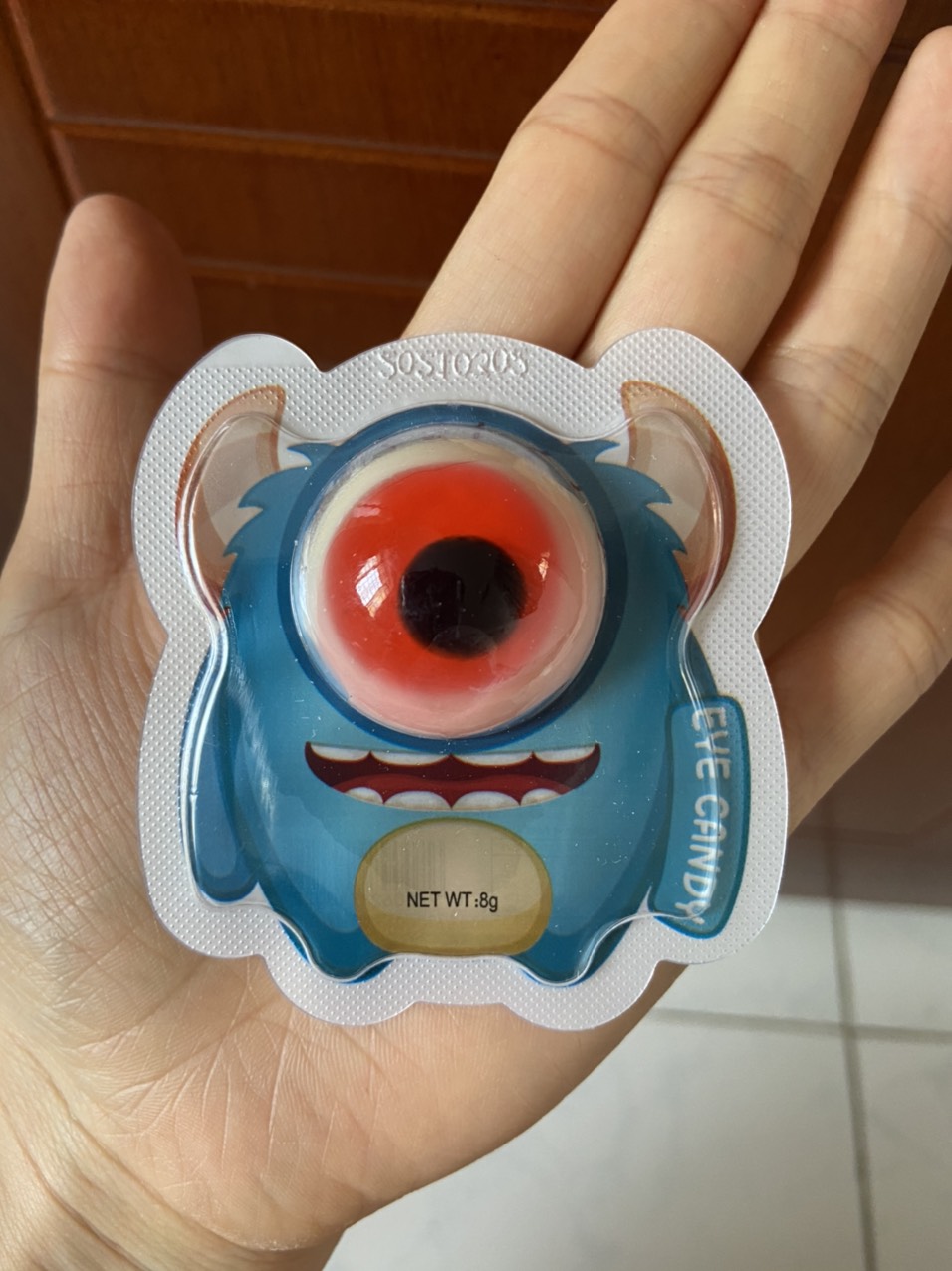 [Hộp 30 cái] Kẹo dẻo con mắt Eye Candy Funny Castle HongKong
