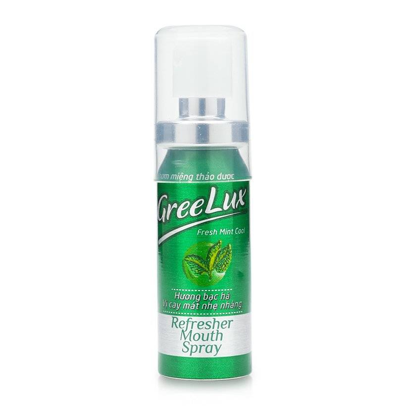 Greelux Fresh Mint Cool Mouth Freshener Spray (Mildly Cool and Spicy Flavor)