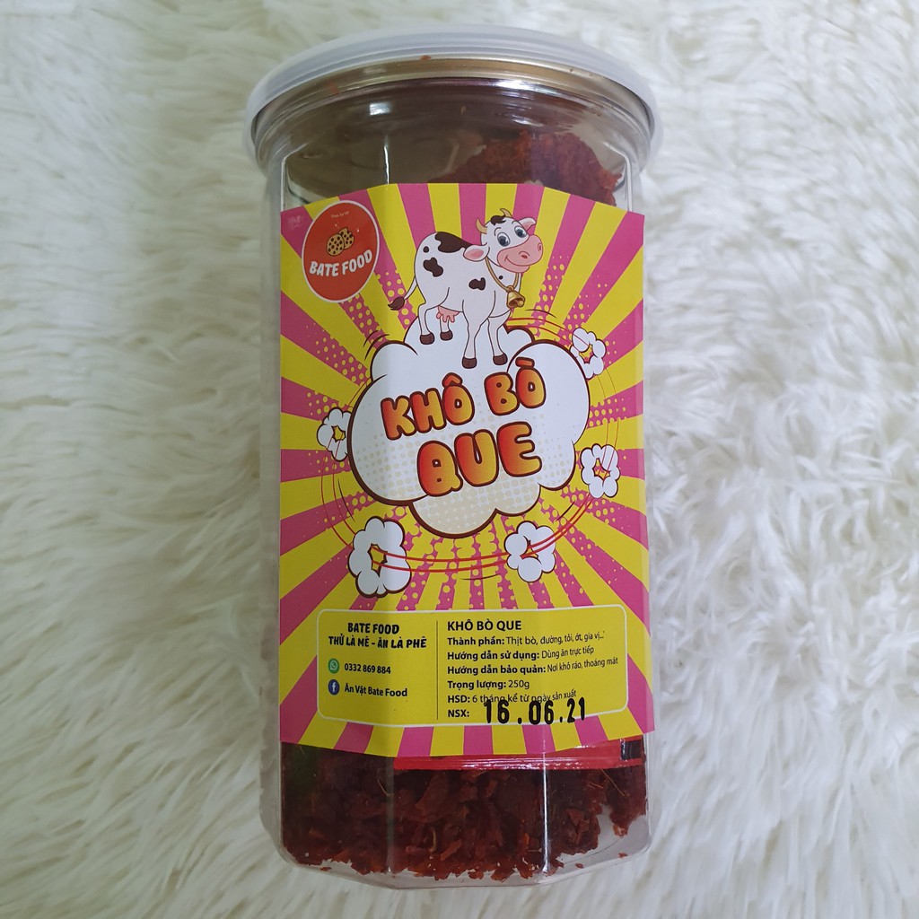 Khô Bò Que 250g Siêu Ngon
