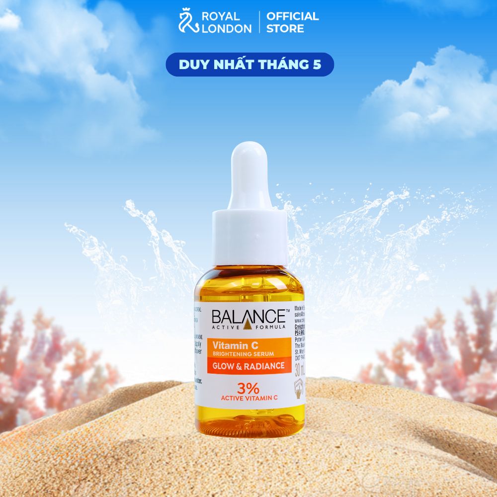 Serum Trắng Da Mờ Thâm Balance Active Formula Vitamin C 3% Brightening 30ml