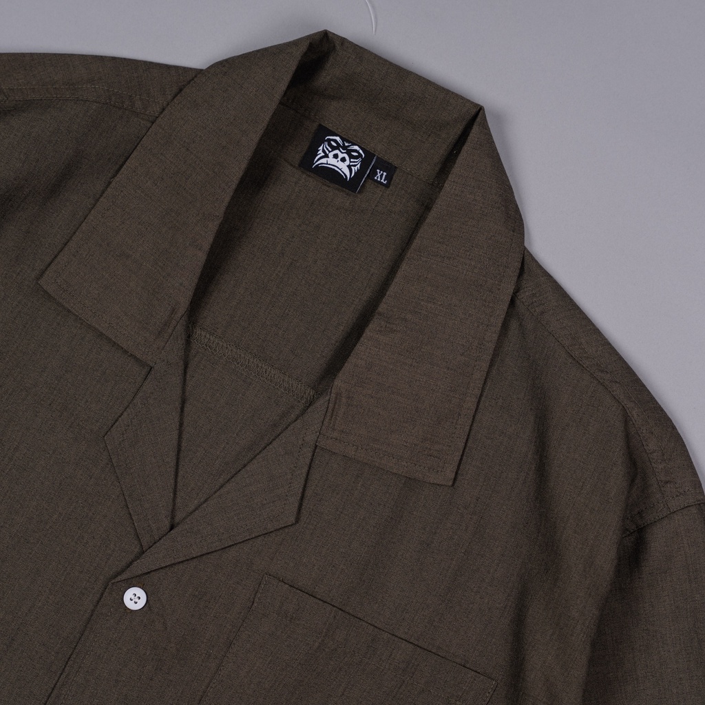 Áo Cuban Shirt Gori - Olive