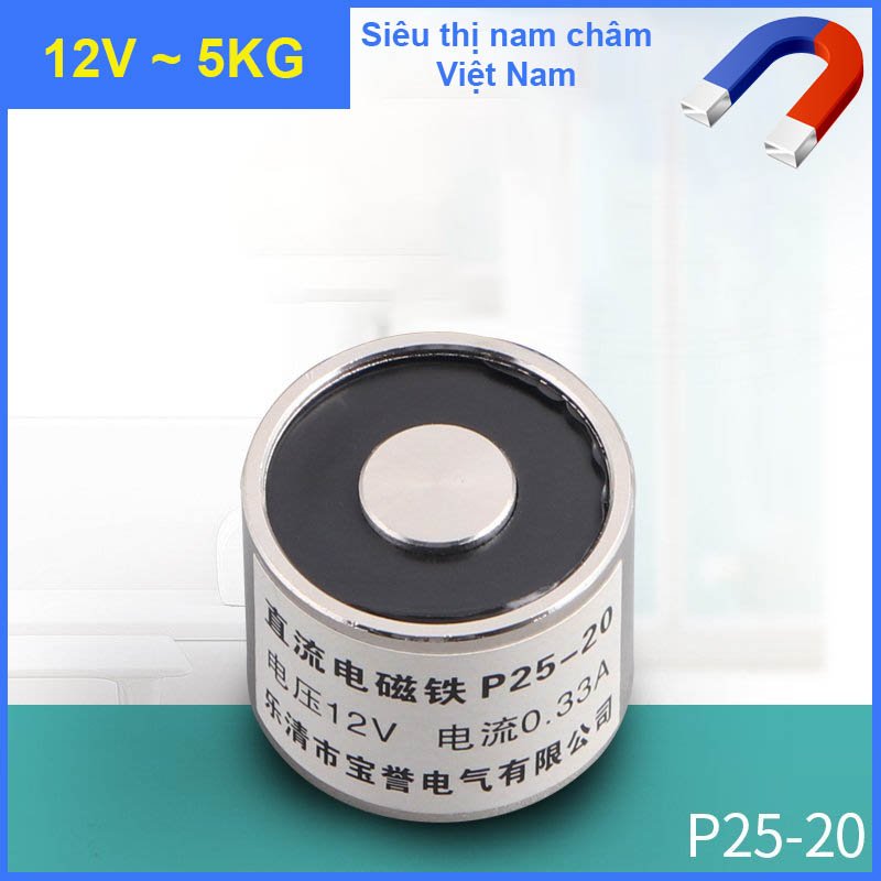 NAM CHÂM ĐIỆN 24V 5kg