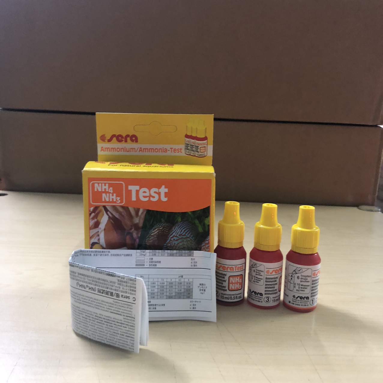 Bộ Đo NH3 testkit NH3/NH4 Sera