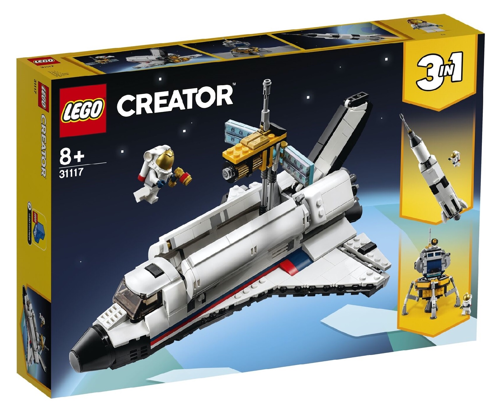 Bộ lắp ráp Tàu Phiêu Lưu Vũ Trụ - LEGO Creator 31117 (486 Chi Tiết)