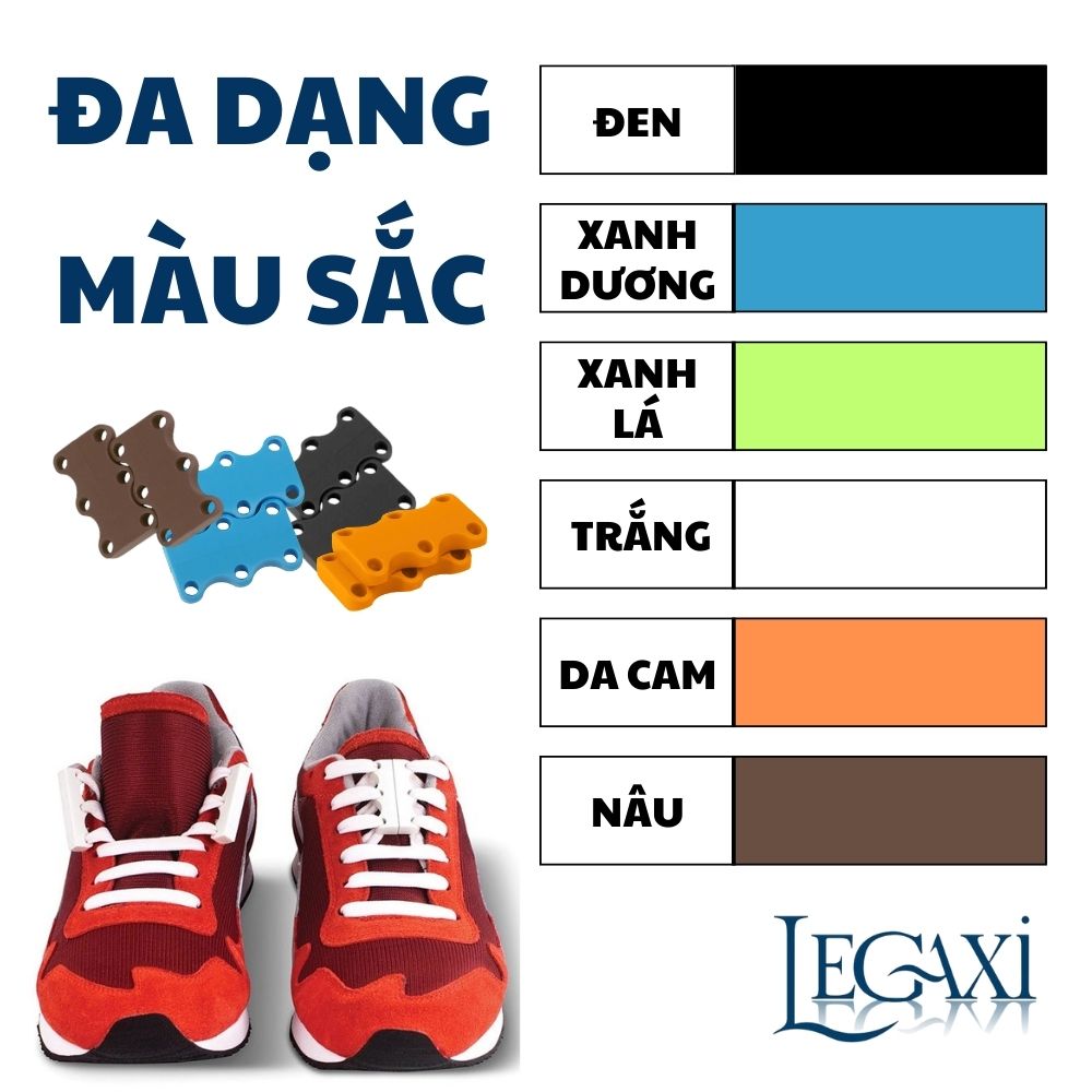 Khóa Giày Nam Châm Buộc Giày Tiện Lợi Legaxi