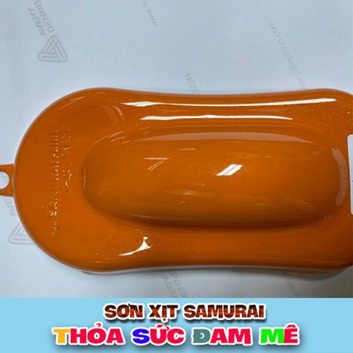 Chai sơn xịt Samurai màu cam ngọc trai H351P