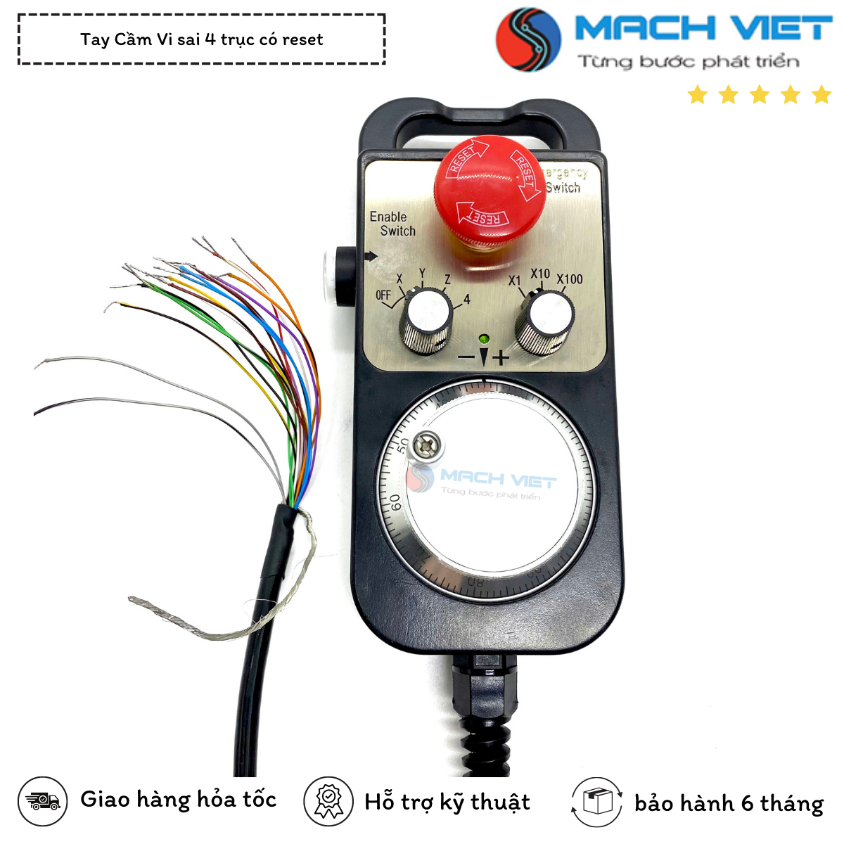 Tay cầm vi sai CNC Mach3 CNC – có nút Reset