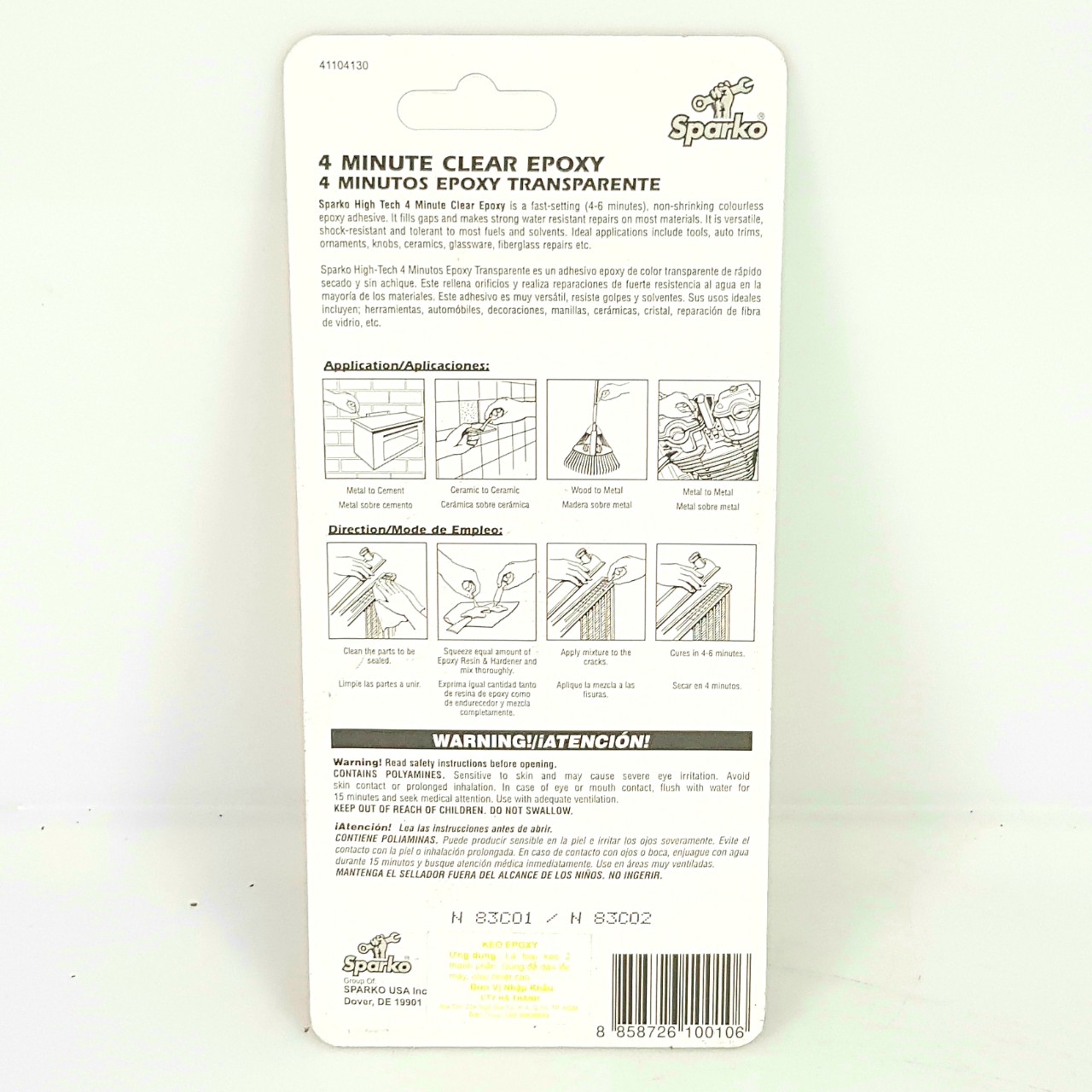 [KEO DÁN ĐA NĂNG] Keo dán đa năng hai thành phần Epoxy A.B 17ml x 2