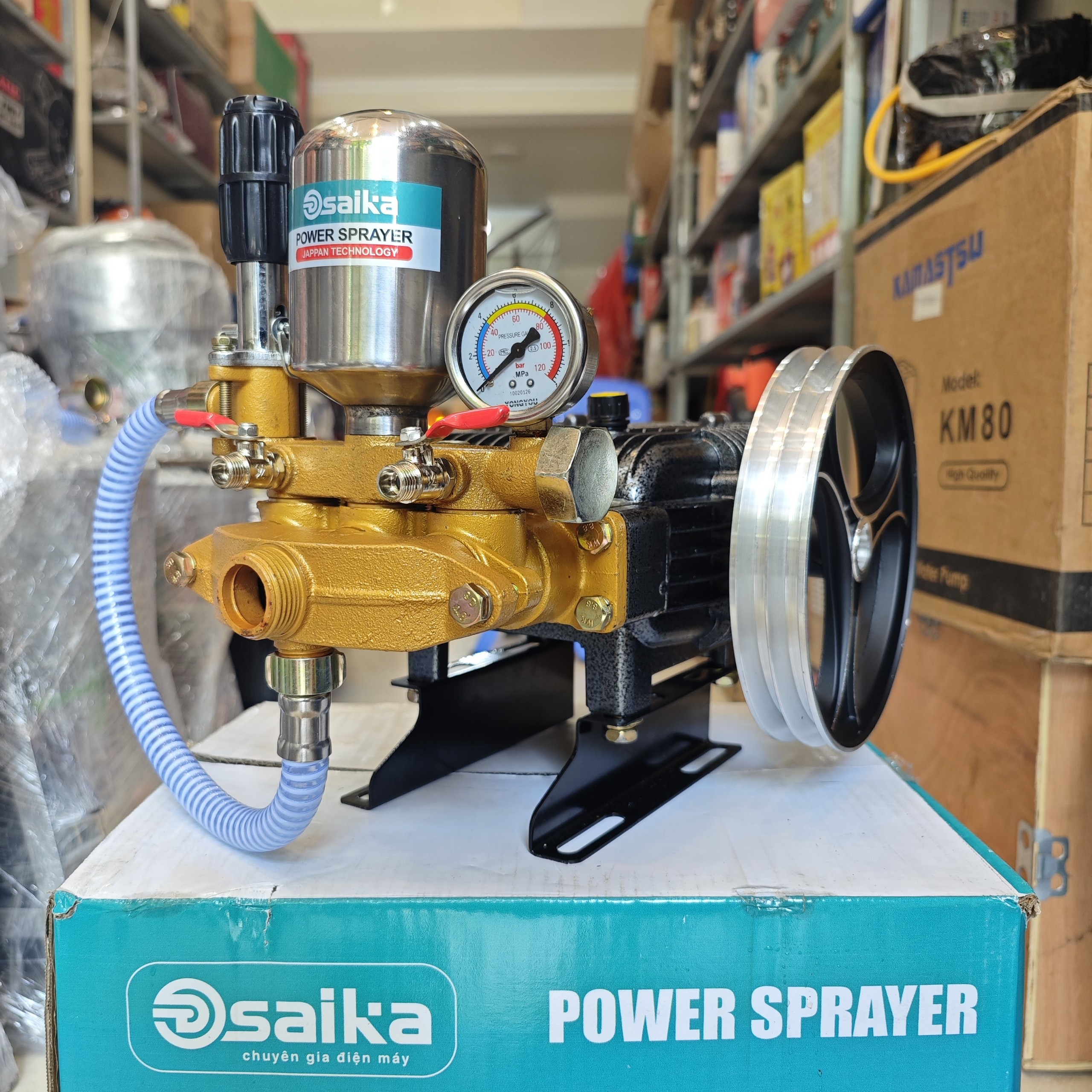 ĐẦU RỬA XE CAO ÁP 1.5HP CAO CẤP TY 22mm