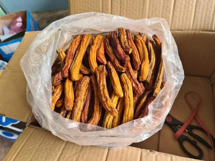 Chuối già phơi dẻo 500g