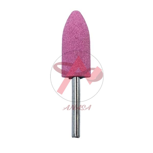 Đầu mài nhọn đá hồng 12mm