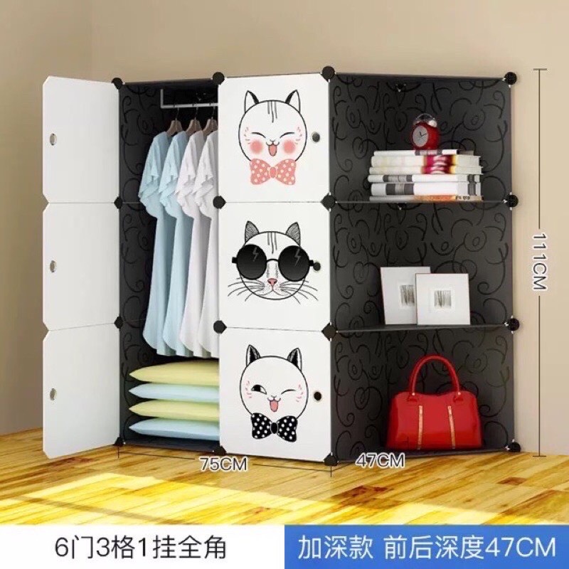 [HCM]Tủ nhựa ghép 9 ngăn