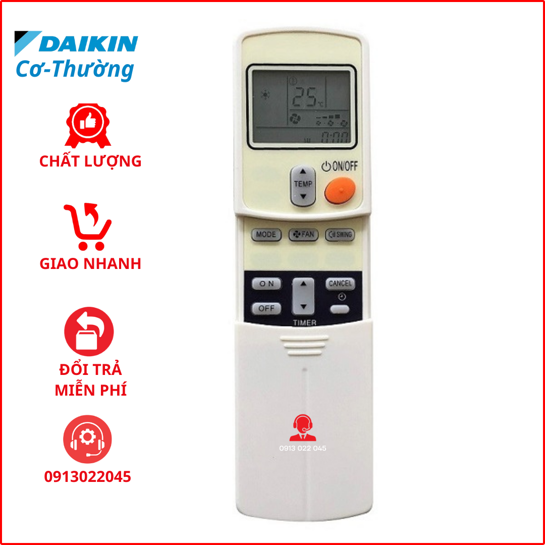 Điều khiển điều hòa Daikin dòng cơ (không Inverter).