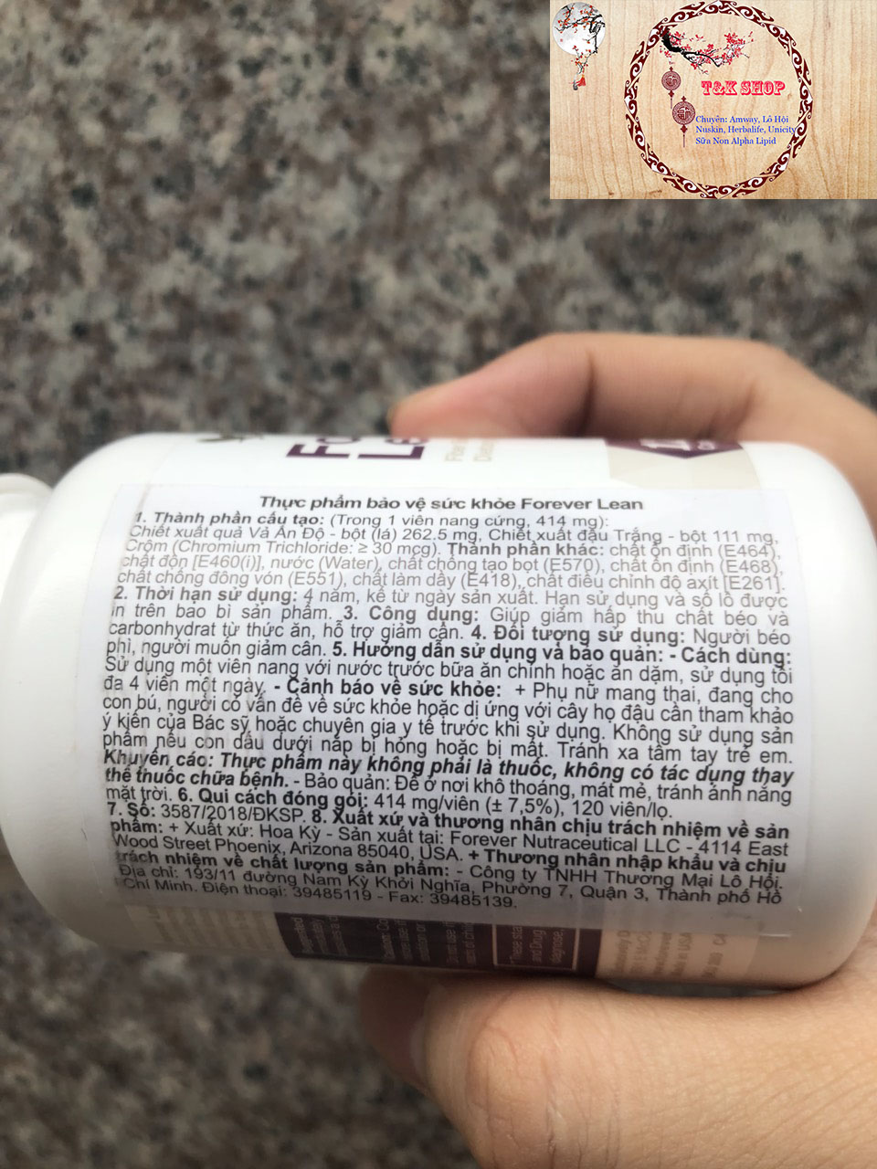 (RẺ VÔ ĐỊCH) Viên Kiểm Soát Trọng Lượng Forever Lean 289FLP